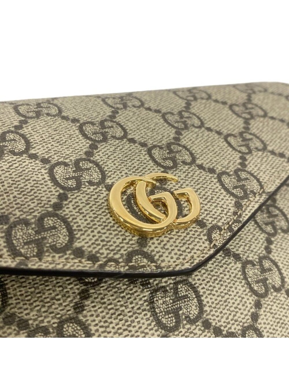 Gucci Shoulder Bag Ophidia Beige Dark Brown Multi Leather - Picture 14 of 15